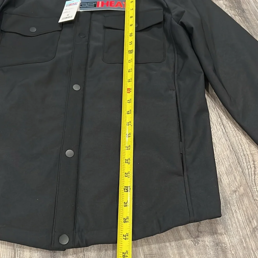 NWT 32 Degrees Men's Commuter Tech Fleece-lined Shirt Jacket Size S_5